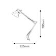 Arno íróasztali lámpa E27 satus H70cm Rábalux 4216