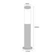 Avide Boca kültéri állólámpa antracit 1xE27 450 mm IP44 AOLPE27-BOC-AN