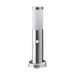 Avide Boca kültéri állólámpa mozgásérzékelővel szatén nikkel 1xE27 450 mm IP44 AOLPE27-BOC-S-SN