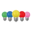 Avide dekor LED izzó E27 1W 30lm színes G45 ABDLG45-1W-B5