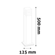 Avide Jolla kültéri LED állólámpa antracit 2W 110lm 4000K 500 mm IP44 AOLPL-JL-NW-AN