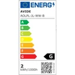 Avide Jolla kültéri LED állólámpa fekete 2W 110lm 3000K 500 mm IP44 AOLPL-JL-WW-B
