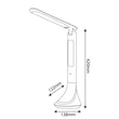 Avide LED asztali lámpa fehér 5W 280Lm 4000K ABLDL-CALENDAR-5W