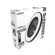 Avide LED mennyezeti lámpa és ventilátor 2x24W fekete Wanda AFCLCCT-48W-15W-WAB