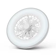 Avide LED mennyezeti lámpa és ventilátor 2x24W fehér Wanda AFCLCCT-48W-15W-WAS