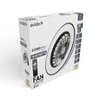 Avide LED mennyezeti lámpa és ventilátor 2x24W fekete Whitney AFCLCCT-48W-15W-WHB