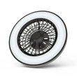 Avide LED mennyezeti lámpa és ventilátor 2x24W fekete Whitney AFCLCCT-48W-15W-WHB