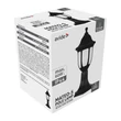 Avide Mateo-S kültéri állólámpa fekete 1xE27 430 mm IP44 AOPLS-1XE27-MAT