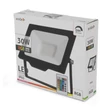Avide RGB LED reflektor 30W fekete távirányítóval IP65 ABLRFLRGB-30W