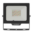 Avide RGB LED reflektor 30W fekete távirányítóval IP65 ABLRFLRGB-30W
