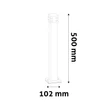 Avide Solana kültéri LED állólámpa antracit 1,5W 55lm 4000K 500 mm IP44 AOLPL-SOL-NW-AN
