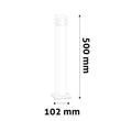 Avide Solana kültéri LED állólámpa fekete 1,5W 55lm 3000K 500 mm IP44 AOLPL-SOL-WW-B