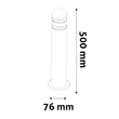 Avide York kültéri LED állólámpa antracit 2W 110lm 3000K 500 mm IP44 AOLPL-YK-WW-AN