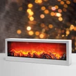 Bewello elektromos látványkandalló LED-es lánghatással fehér BW2015WH