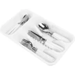 Bewello evőeszköz készlet tartóval, fehér, 16 részes BW1021B