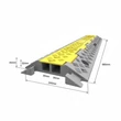 C-980-2 csatornás kábeltaposó lefúrólyukakkal zsanéros tetővel kábelhíd 990x240x45 mm