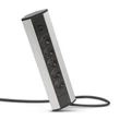 Delight 5-ös sarokelosztó USB aljzattal alumínium 20485