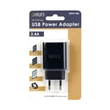 Delight hálózati adapter 2xUSB fekete 55039-2BK