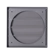 Műanyag gravitációs zsalu 10x410mm / Ø 350mm DGP350