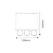 Donartella minimál stílusú LED 60w 3800Lm 4000K lámpatest Rábalux 2548