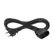 Emos Euro lengő hosszabbító kábel 5 m fekete PVC 2x0,75 mm2 PC01305