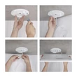 Emos FLORI LED mennyezeti lámpa fehér négyzet 18W 1800lm 4000K IP20 ZM1402