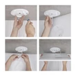 Emos FLORI LED mennyezeti lámpa fehér négyzet 22W 2200lm 4000K IP20 ZM1403