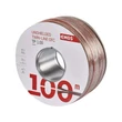 Emos hangszóróvezeték, hangfalkábel 2x1mm2 átlátszó réz (CU) S8310