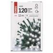 Emos karácsonyi fényfüzér időzítővel 12m 120 LED hideg fehér ZY0803T