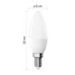 Emos LED izzó classic gyertya E14 4,2W 470lm 4000K ZQ3E23