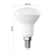 Emos LED izzó classic R50 E14 4,2W 470lm 4000K ZQ7E23
