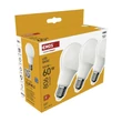 Emos LED izzó E27 8,8W 806lm 4000K A60 Basic 3db/csomag ZL5F48.3