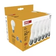 Emos LED izzó E27 8,8W 806lm 4000K A60 Basic 6db/csomag ZL5F48.6