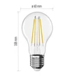 Emos LED izzó filament A60 E27 7,8W 1060lm 2700K ZF5D52