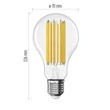 Emos LED izzó filament A70 E27 18W 2452lm 2700K ZF5D82