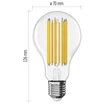 Emos LED izzó filament A70 E27 18W 2452lm 4000K ZF5D83