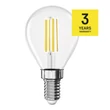 Emos LED izzó filament kisgömb E14 5,9W 806lm 2700K ZF1D42