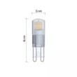 Emos LED izzó G9 1,9W 3000K meleg fehér 210 lumen ZQ9526