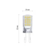 Emos LED izzó G9 4W 470lm 3000K Classic JC 2db/csomag ZQ9544.2