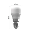 Emos LED izzó hűtőszekrénybe E14 2,3W 255lm 4000K ST26 Z6923