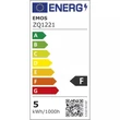 Emos LED izzó kisgömb E14 5W 4000K természetes fehér 470 lumen ZQ1221