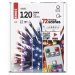 Emos LED karácsonyi fényfüzér 12m RGB távirányítóval IP44 D4AA03