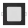 Emos NEXXO LED panel süllyeszthető négyzet fekete 7W CCT 480lm IP40/IP20 ZD2323