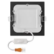 Emos NEXXO LED panel süllyeszthető négyzet fekete 7W CCT 480lm IP40/IP20 ZD2323