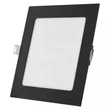 Emos NEXXO LED panel süllyeszthető négyzet fekete 12,5W CCT 1050lm ZD2333