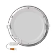 Emos süllyesztett LED panel 18W 1600lm CCT ezüst kerek NEXXO ZD1243