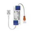 Emos süllyesztett LED panel 18W 1600lm CCT ezüst kerek NEXXO ZD1243