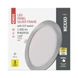 Emos süllyesztett LED panel 18W 1600lm CCT ezüst kerek NEXXO ZD1243