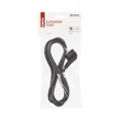 Emos szerelhető vezeték H05VV-F MT 3x1,0mm2 2m fekete FLEXO S18312