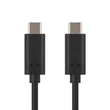 Emos töltő- és adatkábel 2.0 1m fekete USB-C / USB-C SM7028BL